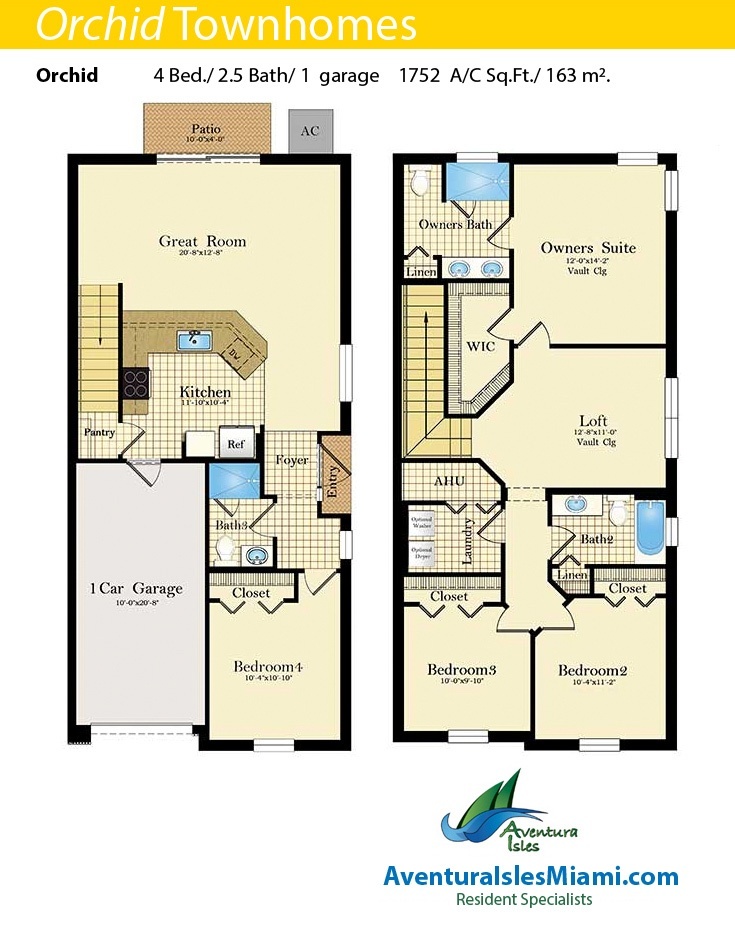 Aventura isles Townhomes Orchid